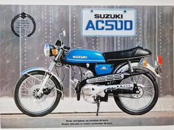 Suzuki folders - brochures jaren 60 tot heden