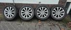 4x Volkswagen velgen London 17" - winterbanden Bridgestone, Ophalen, Banden en Velgen, 17 inch, Winterbanden