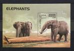 Laos Postfris 1997 Afrikaanse Olifant Blok 162, Postzegels en Munten, Postzegels | Azië, Zuidoost-Azië, Ophalen of Verzenden, Postfris