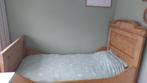 Antiek amerikaans grenen bed, Huis en Inrichting, Slaapkamer | Bedden, Ophalen, Gebruikt, 90 cm, Eenpersoons