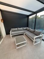 Loungeset grijs, Tuin en Terras, Ophalen, Zo goed als nieuw, Aluminium