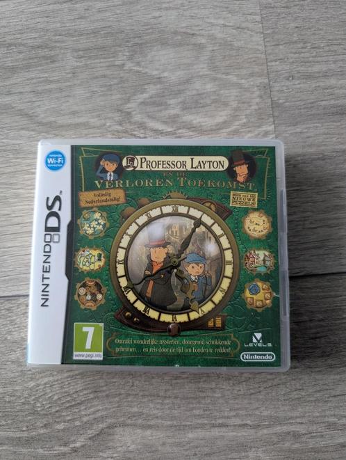 Professor Layton en de Verloren Toekomst (NDS), Spelcomputers en Games, Games | Nintendo DS, Zo goed als nieuw, Puzzel en Educatief