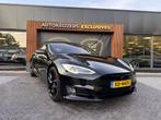 Tesla Model S 100D Black Pack Auto Pilot 21"L.M. Leder Navi, Auto's, Tesla, 100 kWh, Model S, Zwart, 2190 kg