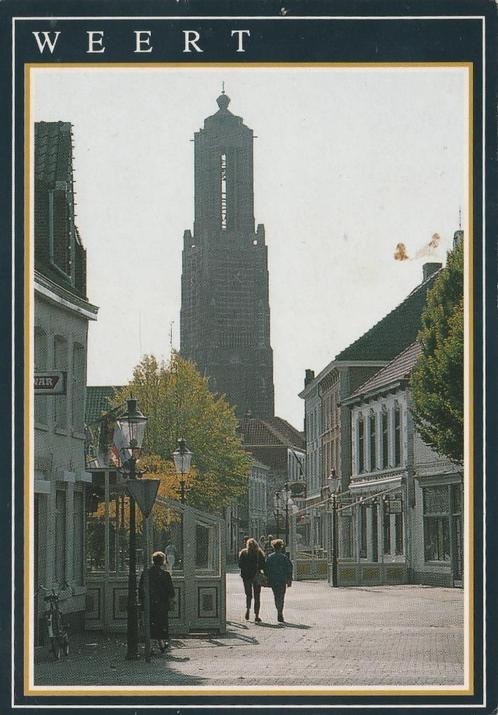 WEERT St. Martinus Kerk Centrum, Verzamelen, Ansichtkaarten | Nederland, Gelopen, Limburg, 1980 tot heden, Verzenden