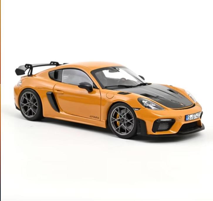 Porsche Cayman GT4 RS Weissach Bruin 2023 1:18 NOREV 187252, Hobby en Vrije tijd, Modelauto's | 1:18, Nieuw, Auto, Norev, Verzenden