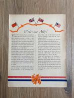 Bevrijdings Pamflet 1945 - Geallieerden, Verzamelen, Militaria | Tweede Wereldoorlog, Nederland, Foto of Poster, Overige soorten