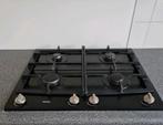 Inbouw gaskookplaat van Pelgrim 'black edition', Witgoed en Apparatuur, Kookplaten, Gebruikt, Inbouw, Gas, 4 kookzones