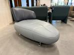 Nieuw Leolux Kikko Chaise Longue Fauteuil blauw leer Stoel, Huis en Inrichting, Leolux, Nieuw, Leer, Ophalen of Verzenden