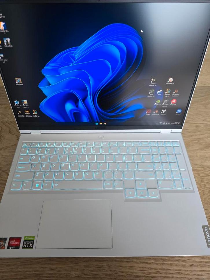 Lenovo Legion Pro 5 - RTX 3070, Ryzen 7, 32GB RAM, Computers en Software, Windows Laptops, Zo goed als nieuw, 16 inch, SSD, 3 tot 4 Ghz