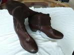 Cellini hoge leren laarzen, suède schacht, maat 40, Kleding | Dames, Schoenen, Ophalen of Verzenden, Zo goed als nieuw, Bruin