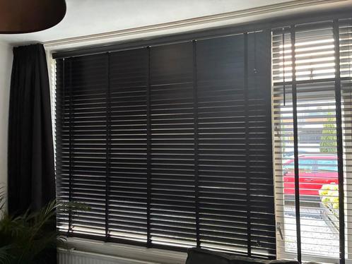 Houten jaloezien, Huis en Inrichting, Stoffering | Gordijnen en Lamellen, Zo goed als nieuw, 200 cm of meer, Ophalen of Verzenden