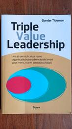 Sander Tideman - Triple value leadership, Ophalen of Verzenden, Nieuw, Management
