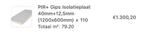 PIR + Gips Isolatieplaat 40mm + 9,5mm, Doe-het-zelf en Verbouw, Isolatie en Afdichting, Ophalen, 4 tot 8 cm, Nieuw, Hardschuim (Pir)