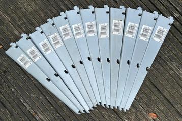 6 x wandrail / wandrails plus plankdragers 32 cm beschikbaar voor biedingen