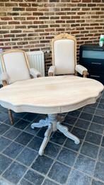 Antiek tuinset met verstelbare rugleuning, Ophalen, Gebruikt, 100 tot 150 cm, Tot twee personen