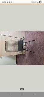 Zwarte metalen stoel GRATIS Ophalen, Huis en Inrichting, Ophalen, Gebruikt, Zwart, Metaal