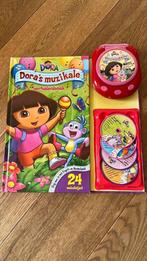 Dora’s muzikale verhalenboek - CD player en 4 CD’s- zgan, Ophalen of Verzenden, Zo goed als nieuw