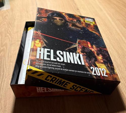 Crime scene game Helsinki, Hobby en Vrije tijd, Gezelschapsspellen | Bordspellen, Zo goed als nieuw, Ophalen of Verzenden