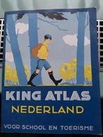 King Atlas Nederland - School & Toerisme, Boeken, Atlassen en Landkaarten, Gelezen, Bosatlas, Ophalen of Verzenden, 1800 tot 2000