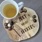 Borrelplank - Wie zoet is krijgt lekkers, Lelystad, Nieuw, Troubadot, Ophalen of Verzenden