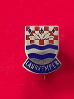 Emaille Speldje Familiewapen Langkemper, Verzenden, Gebruikt, Overige onderwerpen, Speldje of Pin