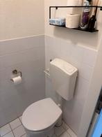 Complete set: WC, kraan, wastafel en wc rolhouder, Ophalen, Gebruikt, Chroom, Toilet