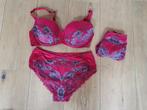 Roze grijze Sapph Bh en 2 slips 80 D., Kleding | Dames, Sapph, Ophalen of Verzenden, Roze, BH