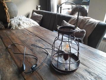 Sfeervolle Tafellamp/Lantaarn - Landelijke Stijl beschikbaar voor biedingen