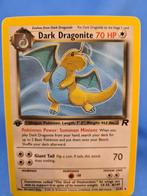 Dark Dragonite 22/82 - Team Rocket (1st edition), Hobby en Vrije tijd, Verzamelkaartspellen | Pokémon, Gebruikt, Losse kaart, Verzenden