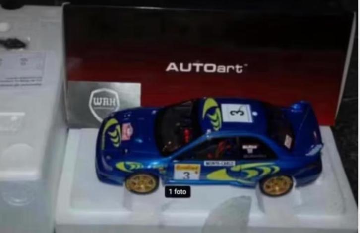 SUBARU IMPREZA WRC 1997 #3 Colin MCRAE 89790 Autoart WRH, Hobby en Vrije tijd, Modelauto's | 1:18, Zo goed als nieuw, Auto, Autoart