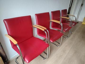 Leolux Freyr eetkamerstoelen, set van 4 beschikbaar voor biedingen