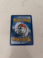 Pokemon kaart met handtekening van Enzo Knol, Verzamelen, Ophalen of Verzenden, Zo goed als nieuw, Speelkaart(en)