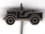 JEEP zwart op zilverkleurig auto speldje ( B_185 ), Verzamelen, Speldjes, Pins en Buttons, Verzenden, Zo goed als nieuw, Transport
