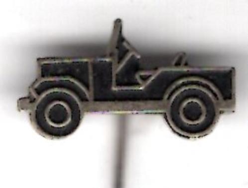 JEEP zwart op zilverkleurig auto speldje ( B_185 ), Verzamelen, Speldjes, Pins en Buttons, Zo goed als nieuw, Speldje of Pin, Transport