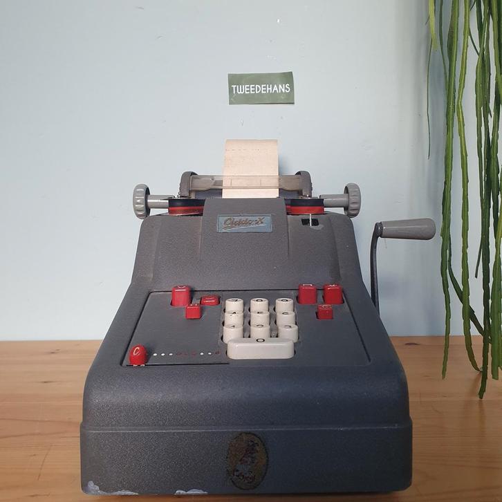 Addo-x Rekenmachine | Vintage Calculator, Antiek en Kunst, Antiek | Kantoor en Zakelijk, Ophalen of Verzenden