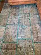 Vintage turquoise kleed, Ophalen, Gebruikt, Rechthoekig, 200 cm of meer