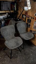 Eetkamer stoelen, Huis en Inrichting, Stoelen, Ophalen, Metaal, Gebruikt, Vier