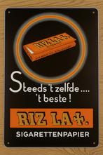 Wandbord Rizla Vloei, Ophalen of Verzenden, Nieuw, Reclamebord