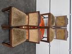 Vintage antieke stoelen cafe mancave, Ophalen, Hout, Gebruikt, Bruin