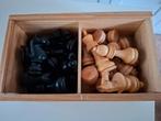 Schaakstukken Set in Houten Kist, Hobby en Vrije tijd, Gezelschapsspellen | Bordspellen, Een of twee spelers, Onbekend, Ophalen of Verzenden