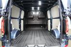 Ford E-Transit Custom 340 L2 H1 Limited 65 kWh 218pk 2x schu, Auto's, Automaat, Gebruikt, Blauw, Ford