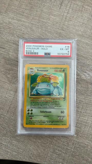 Pokemon Venusaur base set 2 PSA 6 beschikbaar voor biedingen