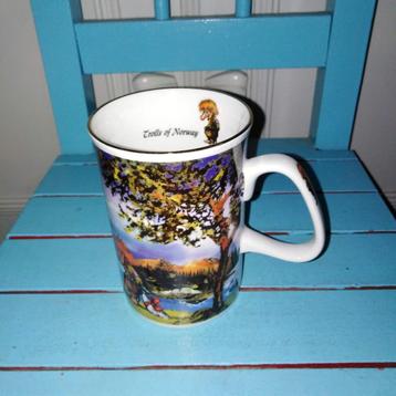 Beker met print van trolls of Norway beschikbaar voor biedingen