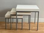 Ikea Klubbo 3 bijzettafeltjes t.e.a.b., Huis en Inrichting, 45 tot 60 cm, Overige materialen, Minder dan 55 cm, Gebruikt