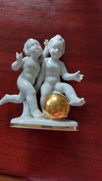 porceleinen engelen Gerold Porcelein Bavaria porcelein 14 cm, Antiek en Kunst, Ophalen