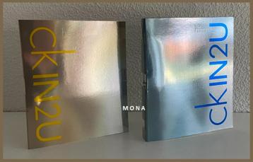 CKIN2U set 2 parfum samples proefjes testers monsters beschikbaar voor biedingen