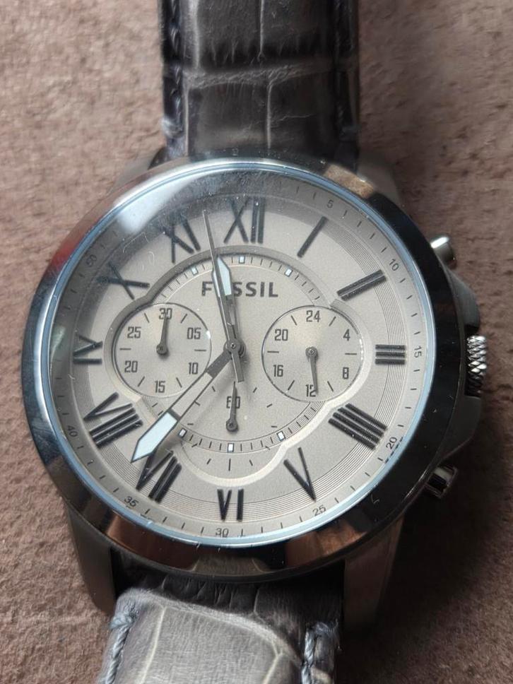 Guess en Fossil horloge, Sieraden, Tassen en Uiterlijk, Horloges | Heren, Zo goed als nieuw, Overige merken, Staal, Ophalen of Verzenden