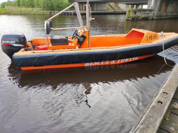 Weedo 17 FRC Fast Rescue Craft werkboot havenboot