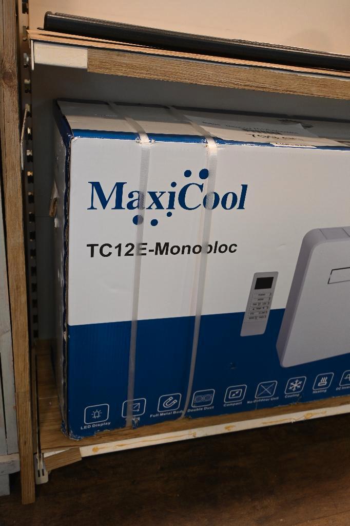 Airco Maxicool  TC12E-Monobloc  /   Airco zonder Buiten Unit, Witgoed en Apparatuur, Airco's, Nieuw, Wandairco, Minder dan 60 m³