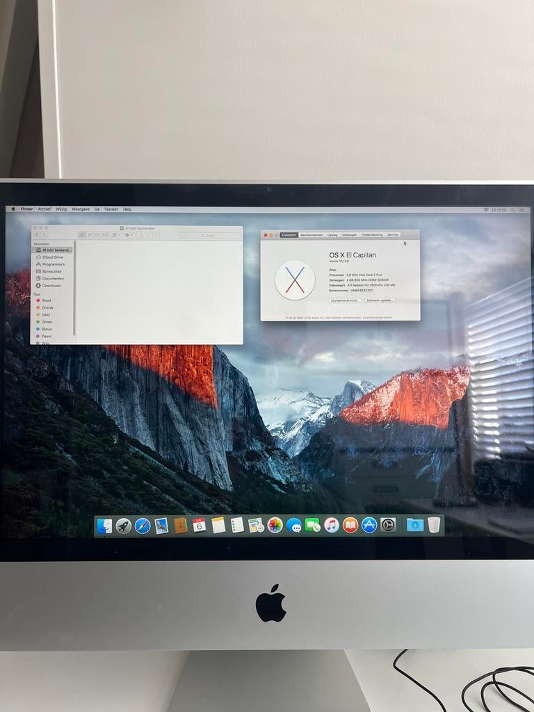 Apple iMac - Goed Onderhouden, Computers en Software, Apple Desktops, Gebruikt, iMac, Onbekend, 2 tot 3 Ghz, 4 GB, Ophalen